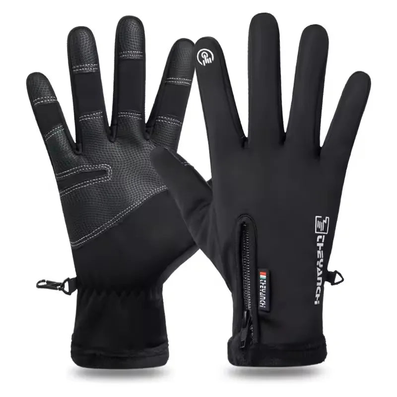 Winter Waterproof Thermal Touch Screen Gloves | Sports & Hiking Winter Sports Gloves P3 Black M