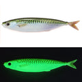 B&U 3D Mackerel Swimbait Saltwater Soft Fishing Lure – 2 Pack Soft Fishing Lure P3 mackerel 2pcs-14.5cm-34.6g
