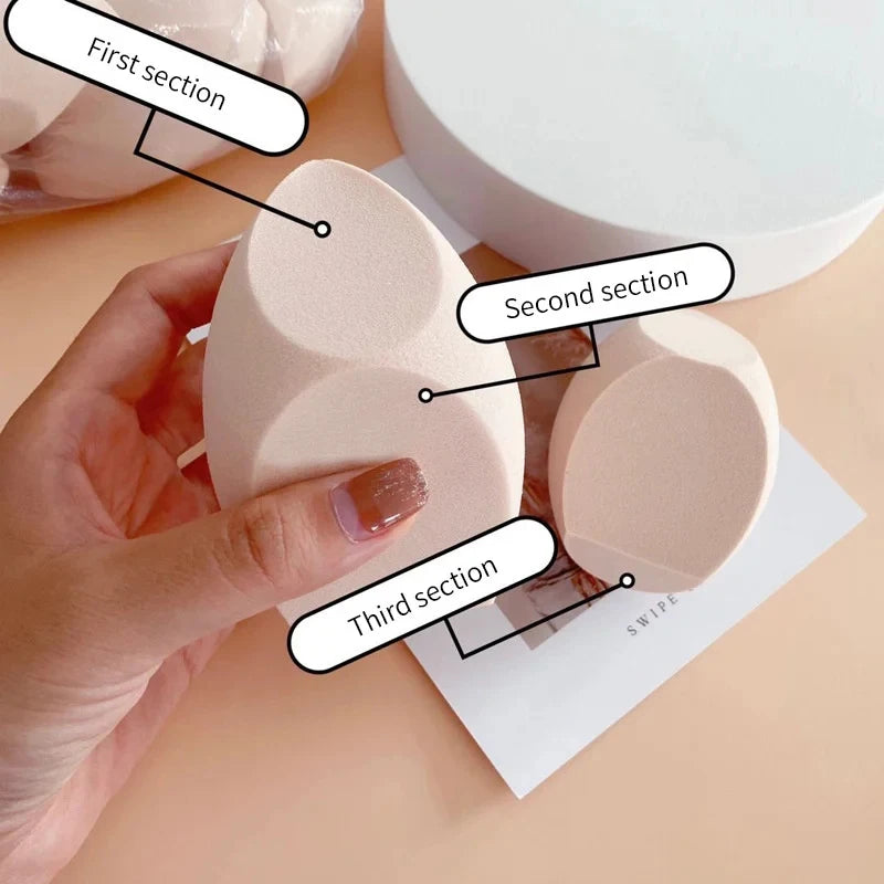 3-Pack Big Makeup Sponge Puffs – Wet & Dry Foundation Blender Makeup Sponge Puff P3