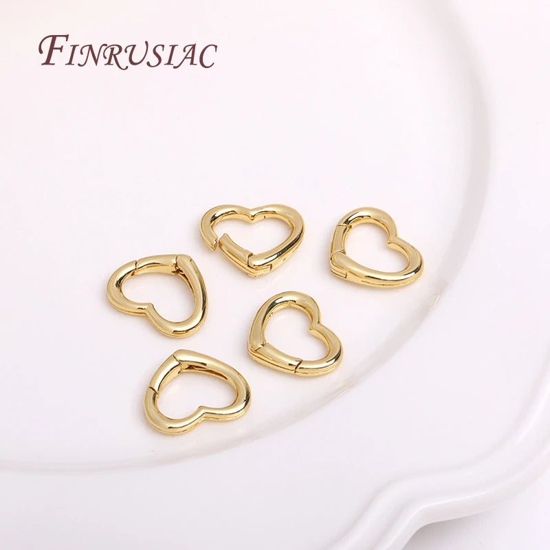 18K Gold Plated Carabiner Spring Clasps – DIY Jewelry Findings Jewelry Clasp Findings P3