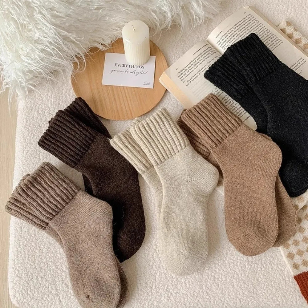 Thickened Winter Ski Socks – Warm Outdoor Wool-Style Socks Thermal Winter Socks P3