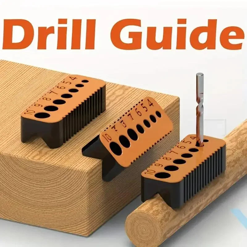 Precision Drill Guide Jig Block – 4–10mm Woodworking Locator Drill Guide Jig P3