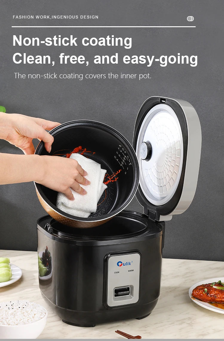DUTRIEUX 3L Automatic Rice Cooker – Non-Stick Digital Timer Electric Rice Cooker P3