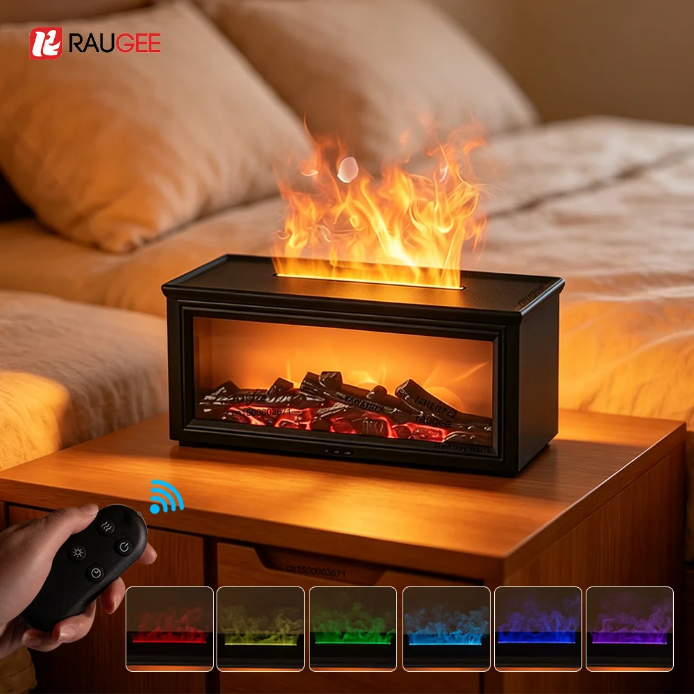 Fireplace Flame Aroma Diffuser & USB Humidifier | raugee Aroma Diffuser Humidifier P3