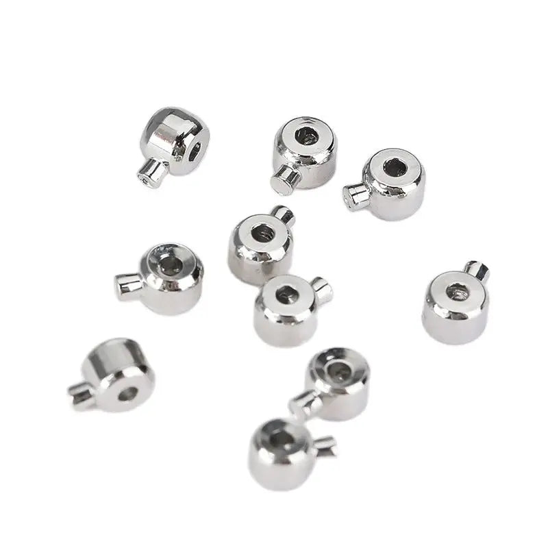 18K Gold Plated Brass Crimp End Beads for Memory Wire | Wholesale Jewelry Findings P3