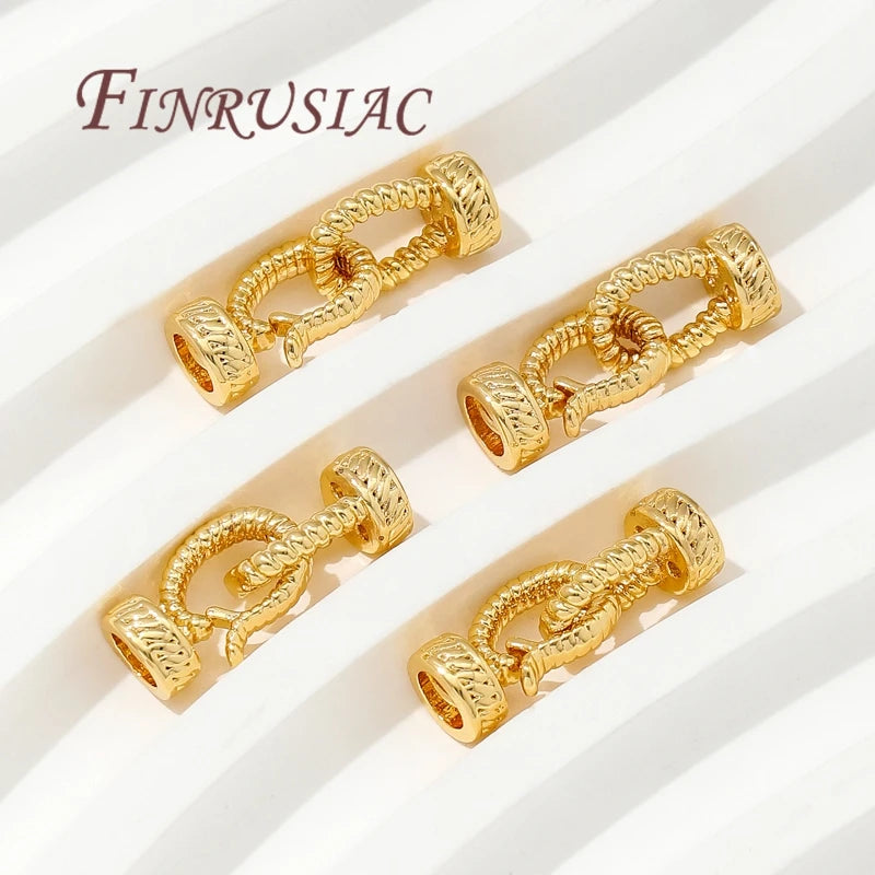 18K Gold Plated Connectors – Jewelry Clasps & Findings 7x11mm Jewelry Findings P3