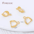 18K Gold Plated Pinch Bail Clasp | DIY Jewelry Findings Jewelry Making Findings P3 18K Gold Plated 8 pieces