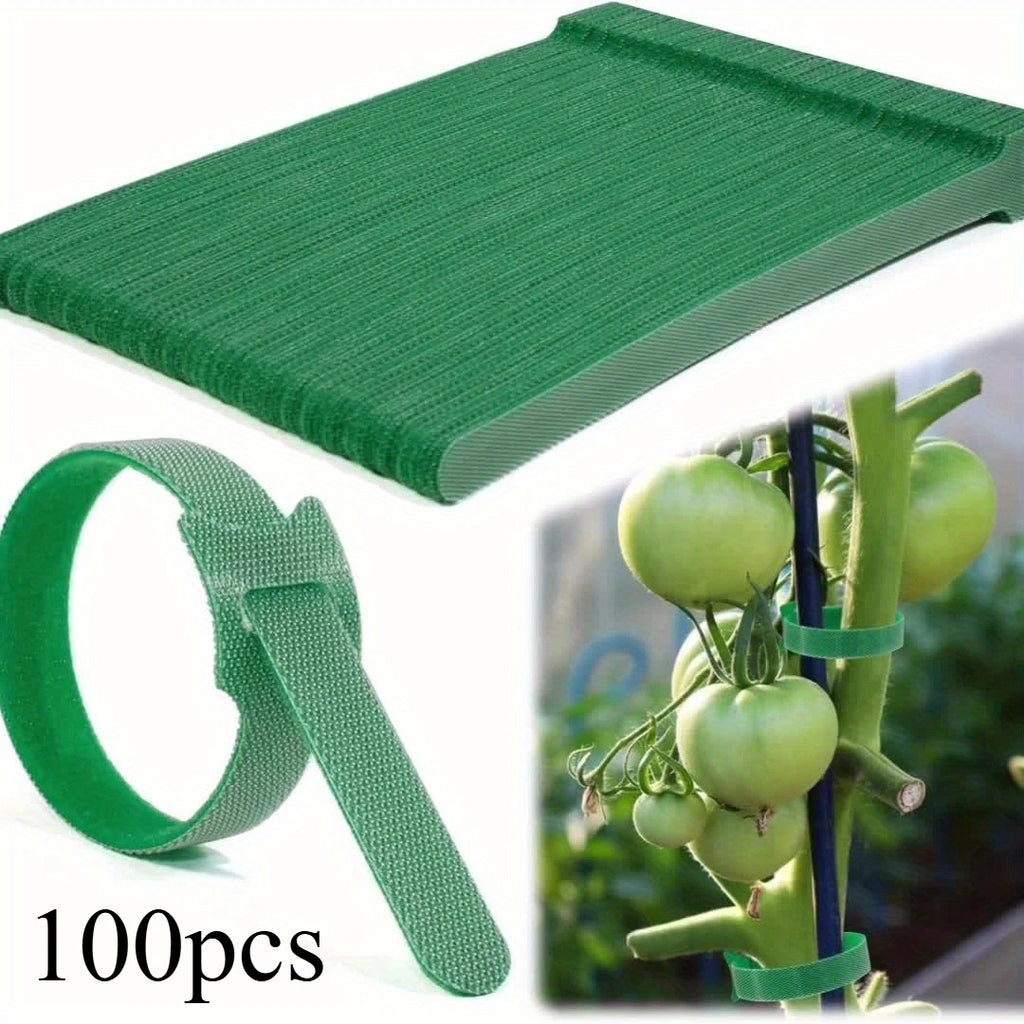 Nylon Plant Ties Adjustable Non-Slip Loop Fasteners 50/100 Pack Garden Plant Ties P3 100pcs