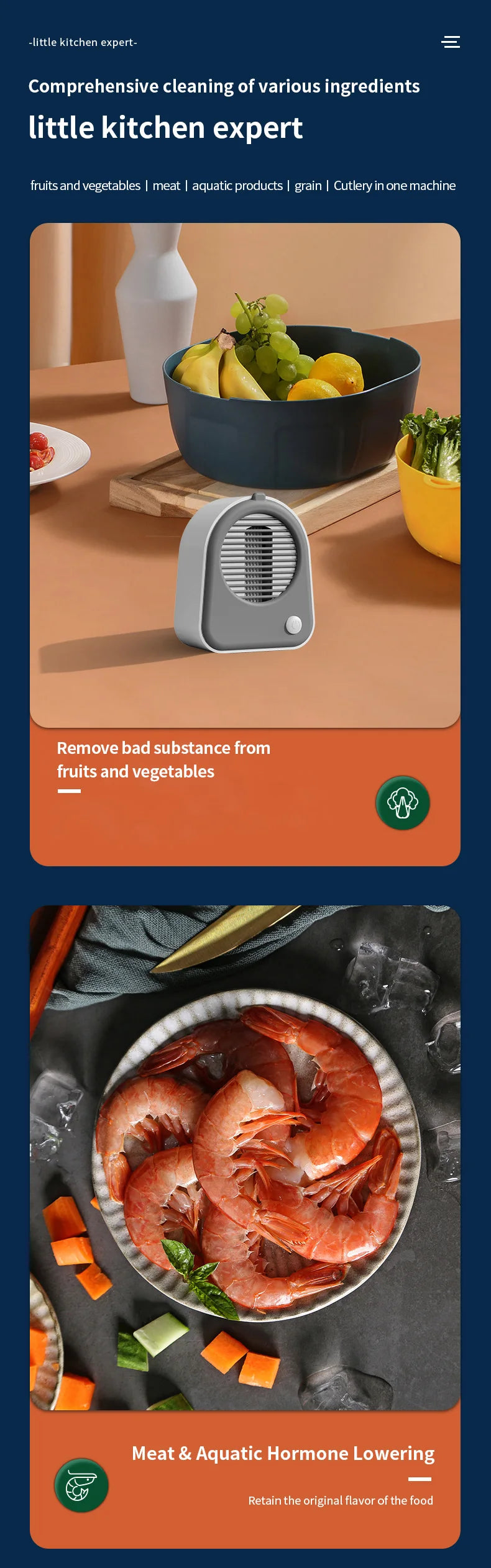 Portable Wireless Fruit & Vegetable Washer | USB Electric Food Washer Machine P3