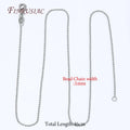 18K Gold Plated Necklace Chain Lobster Clasp – DIY Jewelry Jewelry Making Chain P3 Rhodium Plated 1 piece