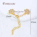 18K Gold Plated Extension Chains with Lobster Clasps | 1–3 Pcs Jewelry Making Finding P3 18K Gold Plated 1 piece