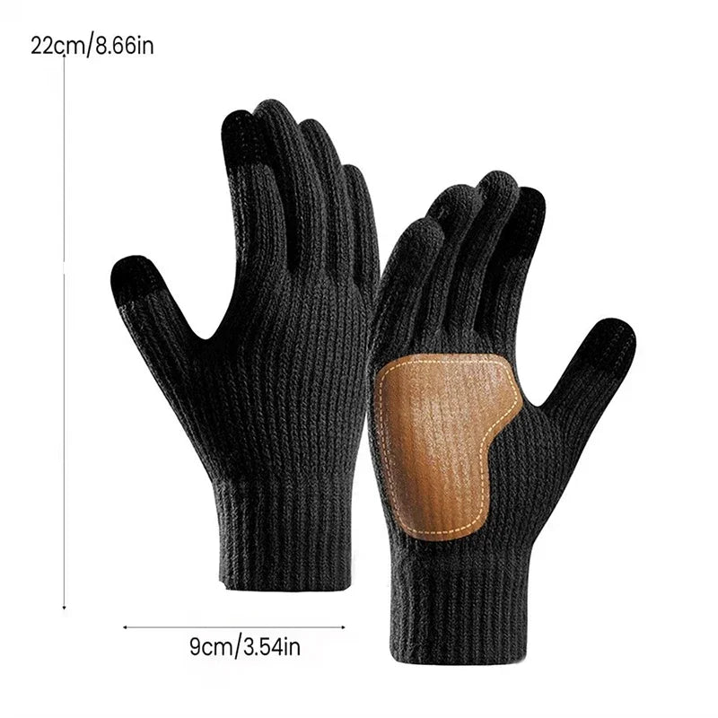 Unisex Knit Winter Gloves – Touchscreen Full Finger Outdoor Knit Winter Gloves P3