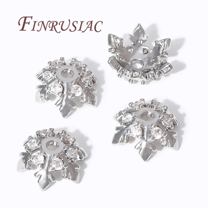18K Gold Plated Flower Bead Caps – DIY Jewelry Spacer Findings Jewelry Bead Caps P3