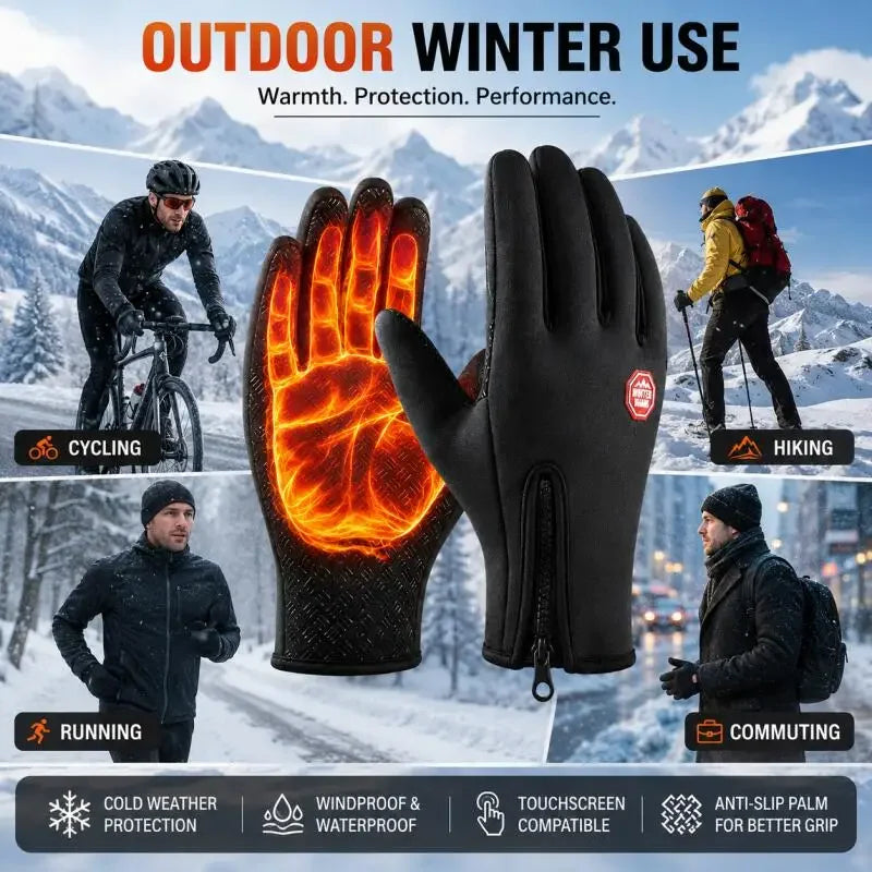 Winter Thermal Touchscreen Gloves – Ski Cycling Outdoor Sports Winter Sport Gloves P3