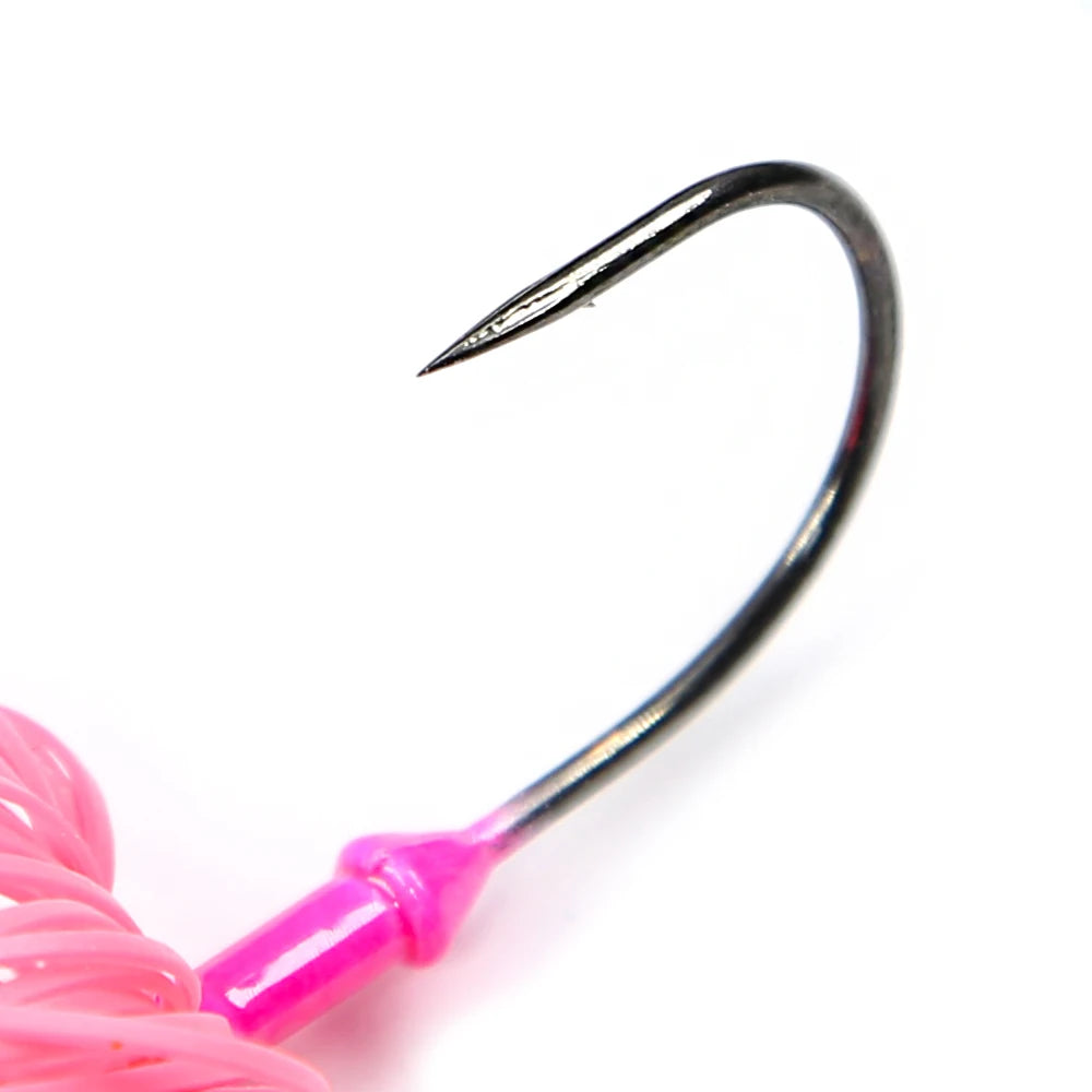 B&U Chatterbait Bladed Jig 3/8oz 1/2oz – Bass Pike Fishing Lure Bladed Jig Lure P3