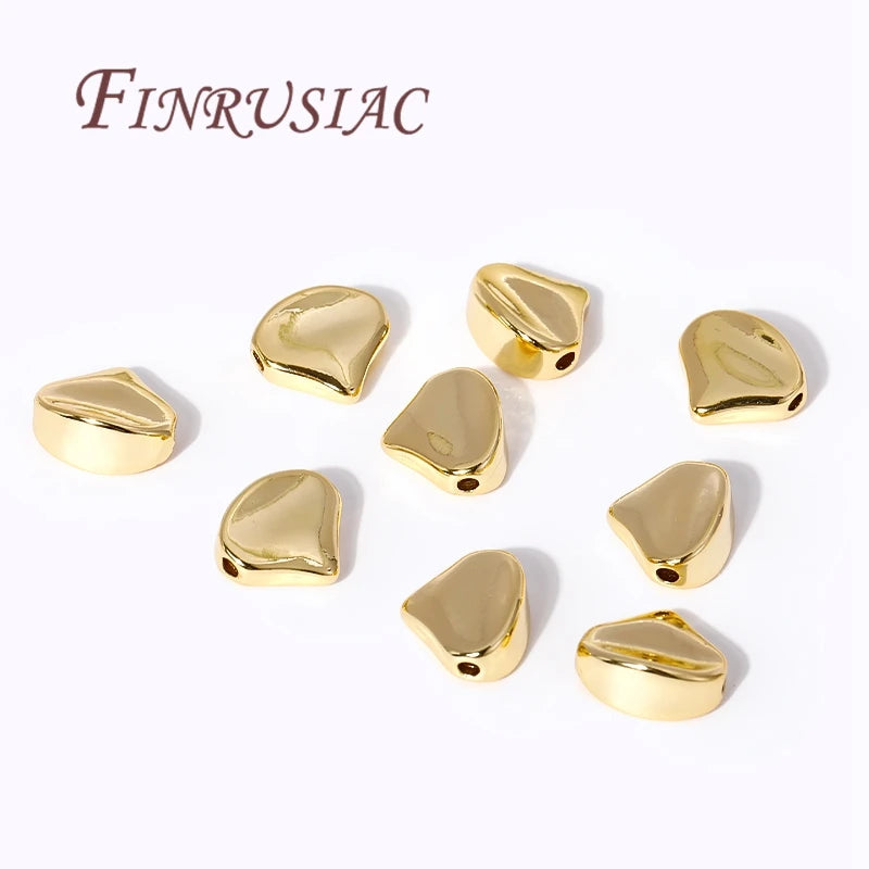 18K Gold Plated Large Hole Spacer Beads – DIY Jewelry Making Jewelry Spacer Beads P3