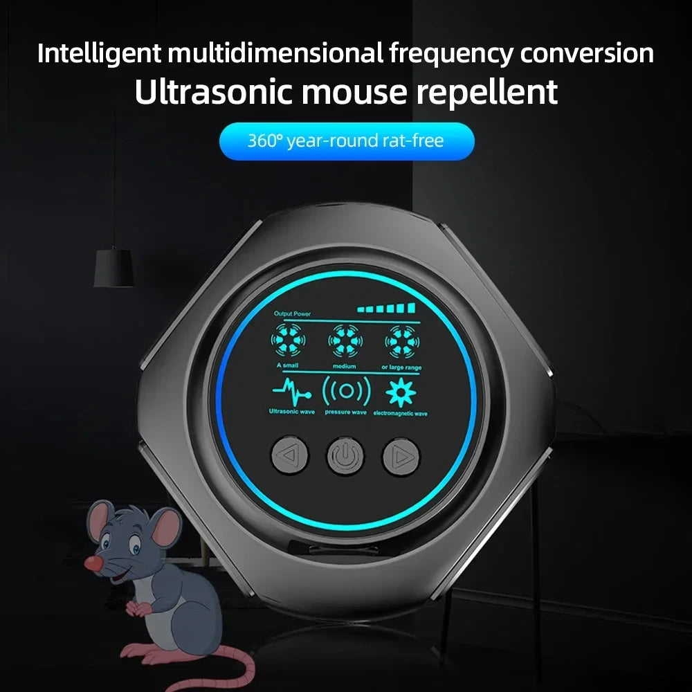 4-in-1 Ultrasonic Pest Repeller 360° – Rodent & Insect Deterrent Ultrasonic Pest Repeller P3