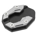 Motorcycle Kickstand Extension Pad – Aluminum Side Stand Plate Kickstand Extension Pad P3 Silver