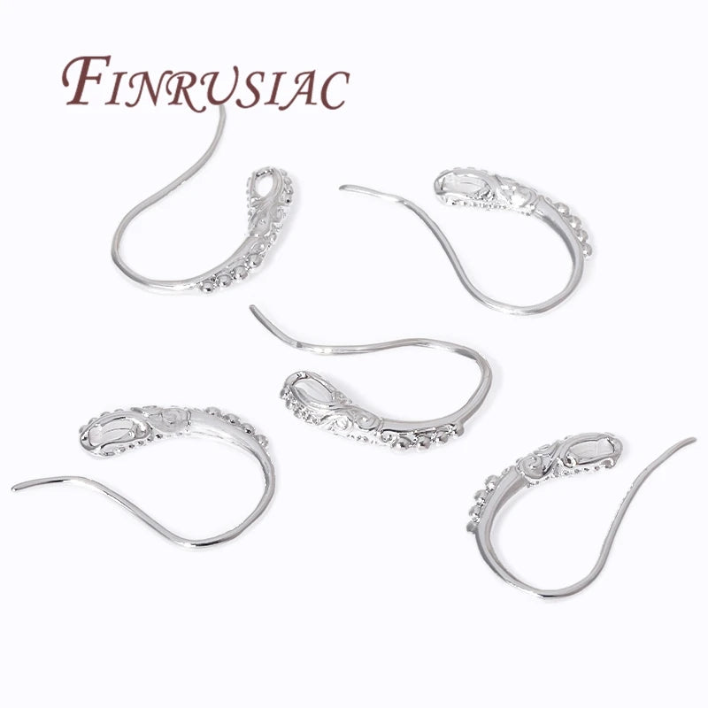 18K Gold Plated Earring Hooks – DIY Jewelry Making Findings Earring Hook Findings P3