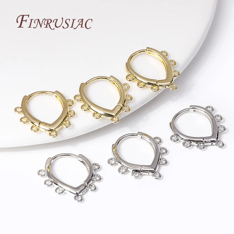 18K Gold Plated French Hoop Earring Clasps | DIY Jewelry Findings Earring Clasps & Findings P3