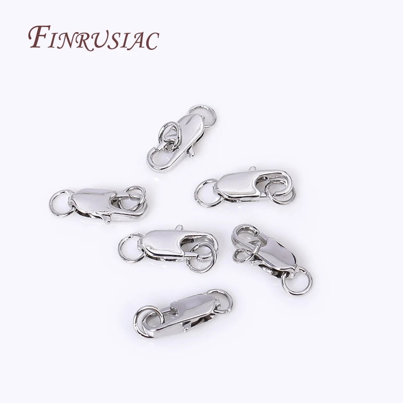 18K Gold Plated Oval Lobster Clasp & Ring Connectors – DIY Jewelry Jewelry Clasp Findings P3