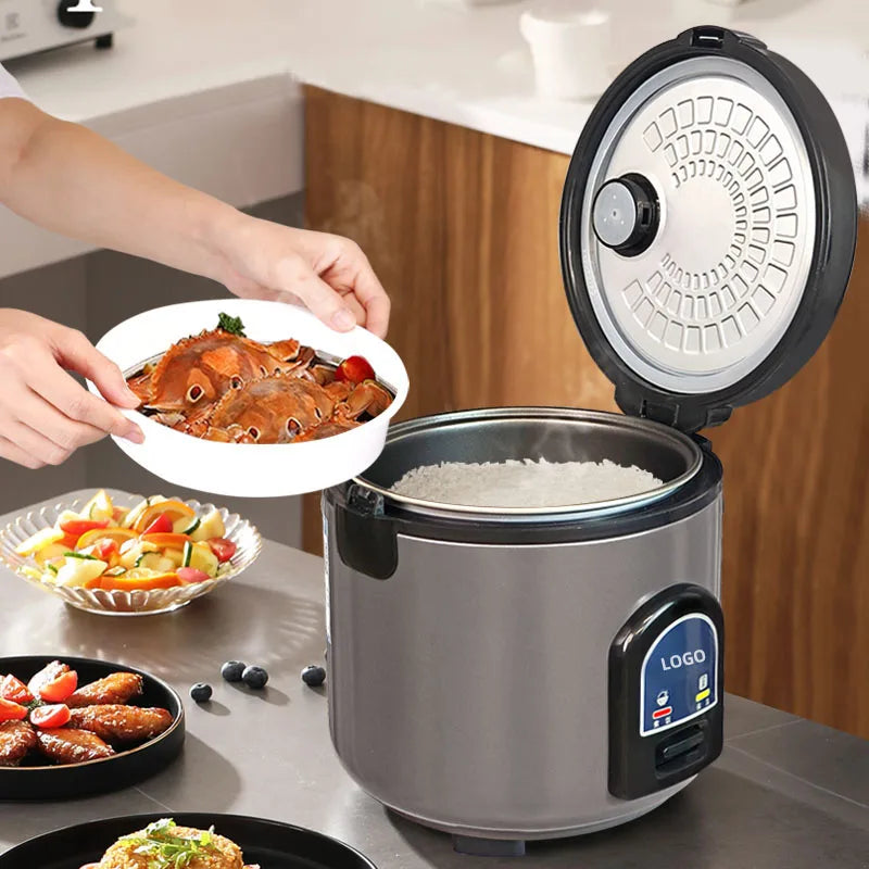 DUTRIEUX Electric Multi Rice Cooker | Non-Stick 1.0–2.2L Grey Electric Rice Cooker P3