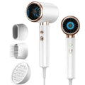 NOCCLILI 2000W Ionic Hair Dryer – Low Noise 3 Speed Lightweight Ionic Hair Dryer P3 White