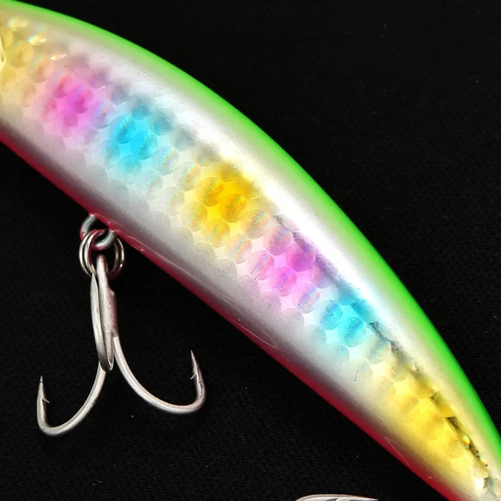 B&U Saltwater Sinking Minnow Jerkbait – Long-Cast Sea Bass Lure Saltwater Fishing Lure P3