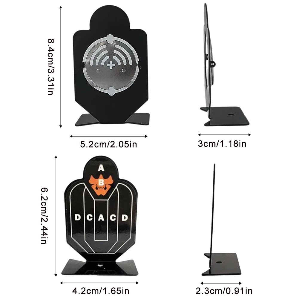 Stainless Steel Rotary Shooting Target – Indoor & Outdoor Use Shooting Target P3