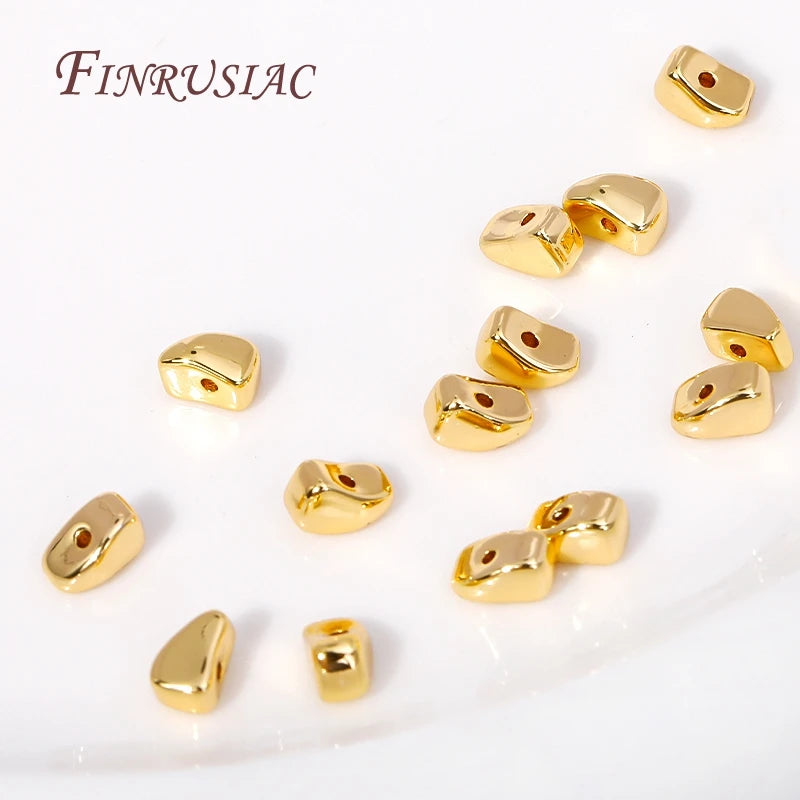 18K Gold Plated Brass Spacer Beads for DIY Jewelry Making Jewelry Spacer Beads P3
