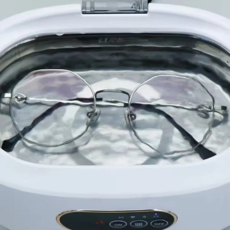 Ultrasonic Cleaner 0.66L Stainless Steel 46kHz Digital Timer Ultrasonic Cleaner P3