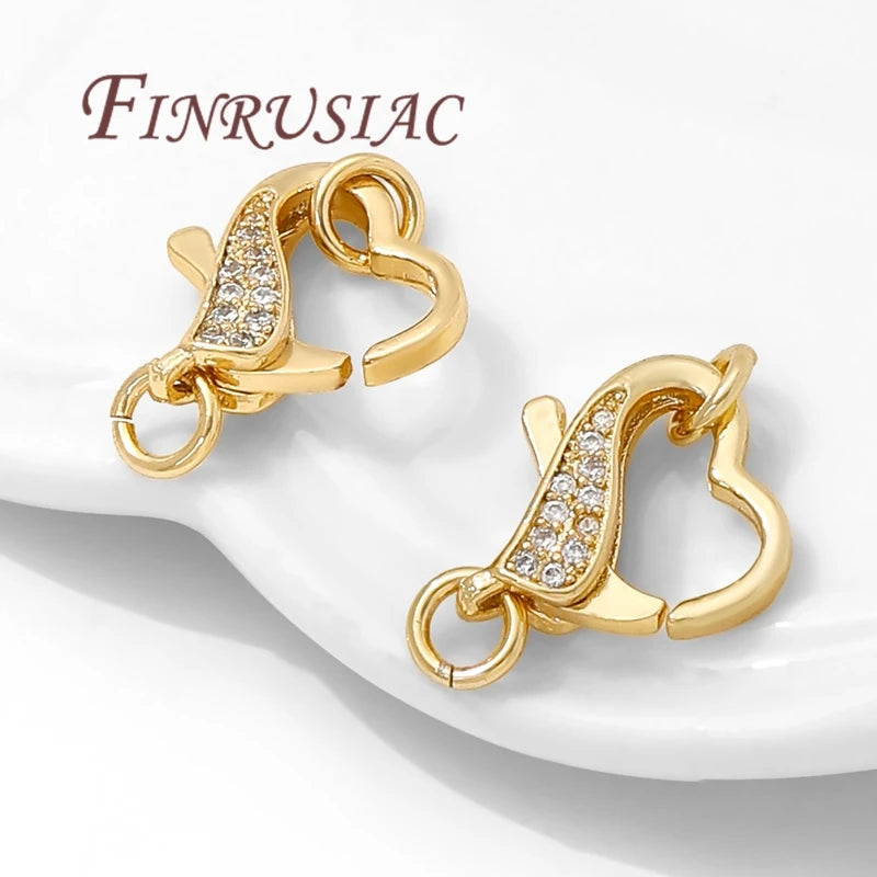 18K Gold Plated Lobster Clasps – 3 Styles for Jewelry Making Jewelry Clasps P3