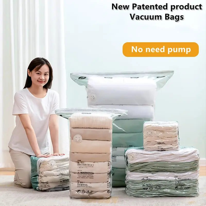 No-Pump Vacuum Compression Storage Bags – Extra Large Vacuum Storage Bags P3
