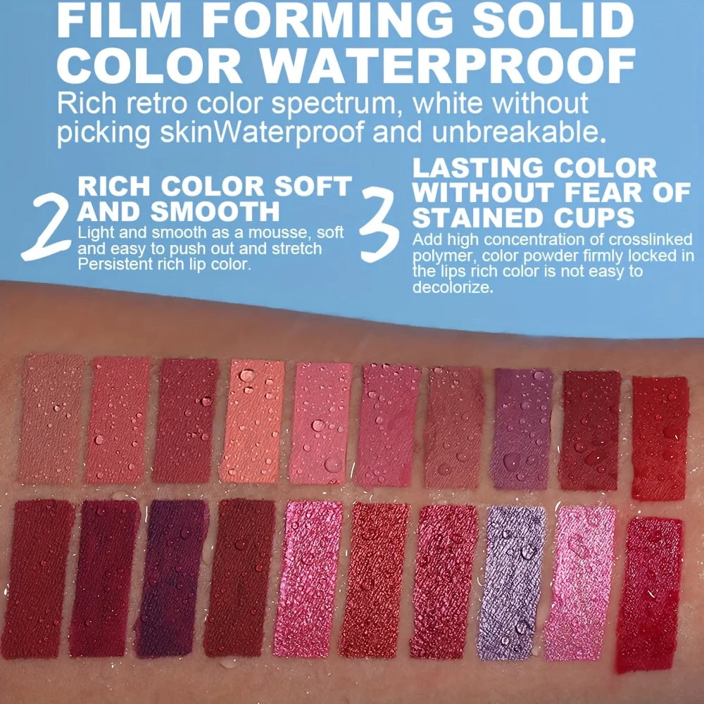 Cmaadu Matte Lip Gloss – Waterproof Long-Lasting Lipstick Matte Lip Gloss P3