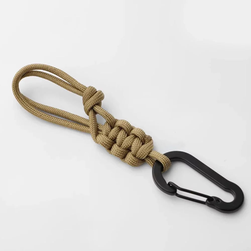 Outdoor Carabiner Clip – Bottle Hat Umbrella Keychain Holder Outdoor Carabiner Clip P3 Khaki