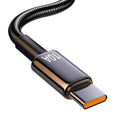240W USB-A to USB-C Braided Fast Charging Cable 1–3M USB Charging Cable P3 1 Pc 1m