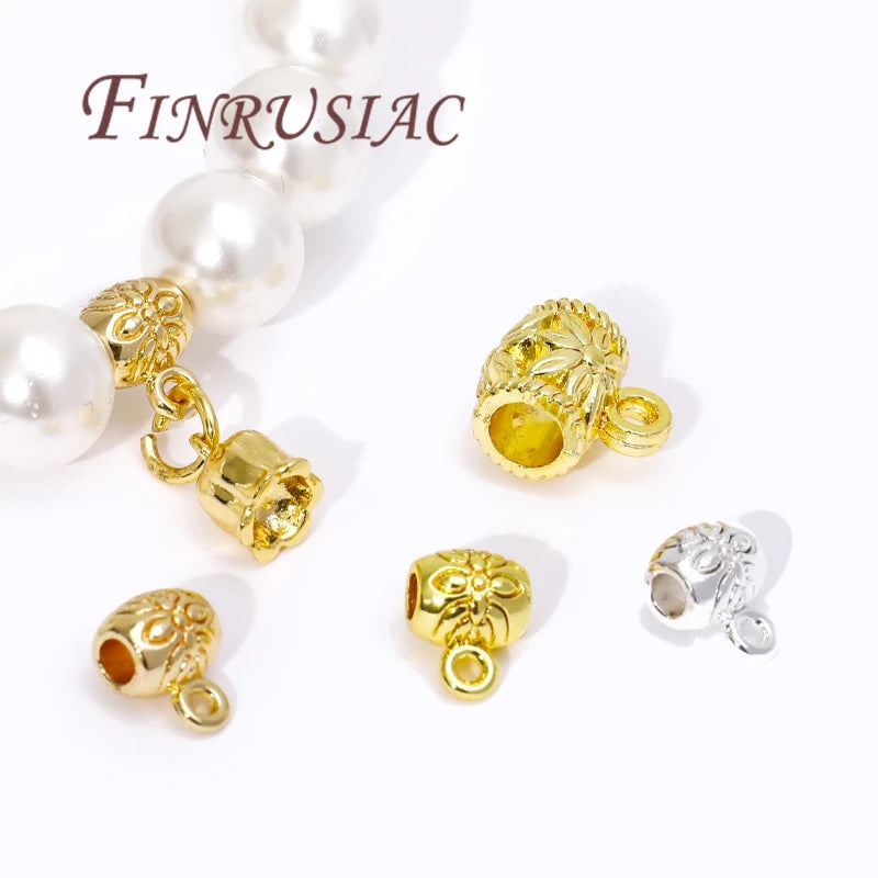 18K Gold Plated Pendant Connector Bails 20pcs | DIY Jewelry Jewelry Findings P3
