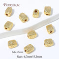 18K Gold Plated Irregular Spacer Beads | DIY Jewelry Making Jewelry Making Beads P3 18K Gold Plated 4 pieces