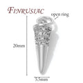 18K Gold Plated Brass Pendant Charms | DIY Jewelry Findings 3 Styles Jewelry Pendant Charms P3 Rhodium Plated 2 pieces