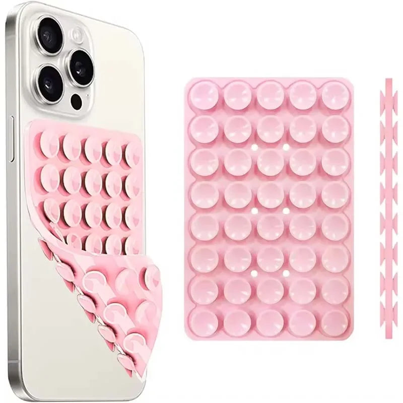 Double-Sided Silicone Suction Cup Phone Holder | Hands-Free Mount Phone Suction Mount P3