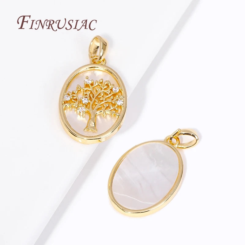 18K Gold Plated Charm Pendants – Heart Bear Hamsa Flower DIY Pendant Charm Set P3