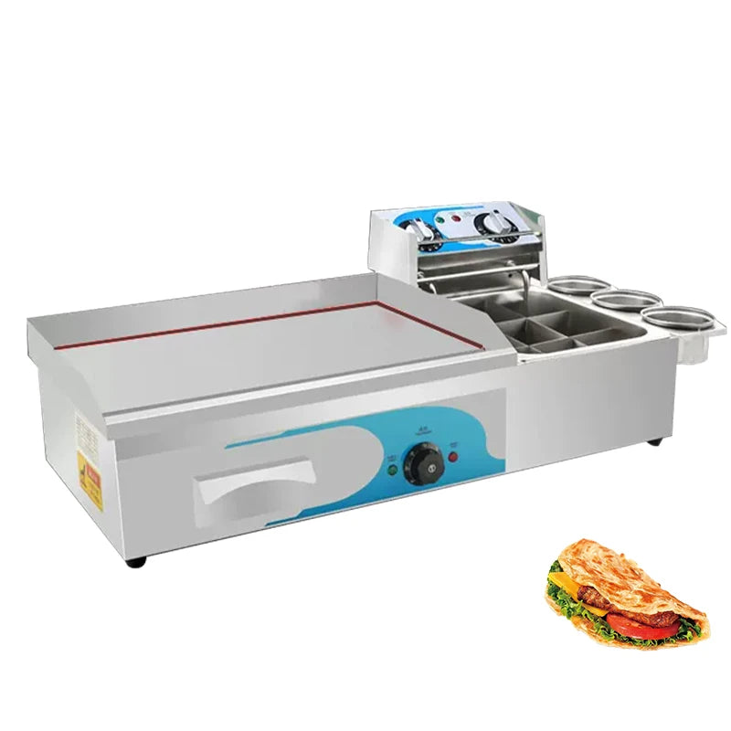 DUTRIEUX Commercial Electric Flat Griddle Non-Stick 220V 5.5KW Electric Griddle P3 220v