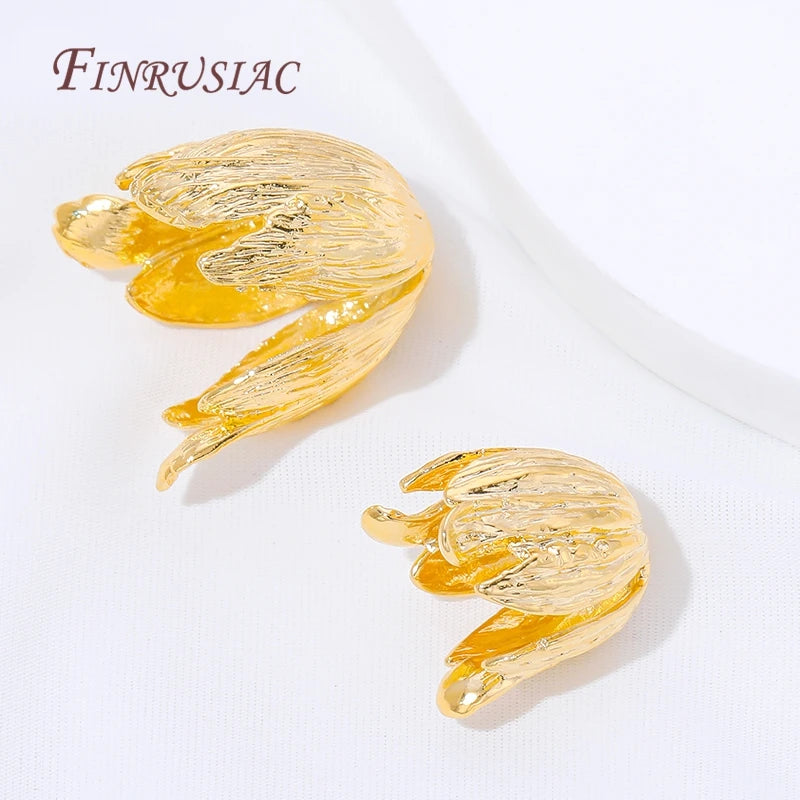 18K Gold Plated Tulip Bead Caps – Flower End Caps for DIY Jewelry Jewelry Bead Caps P3