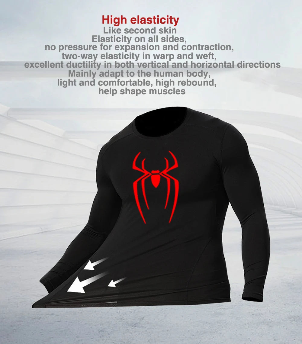 Men's Superhero Thermal Compression Long Johns Set S–4XL Thermal Compression Set P3