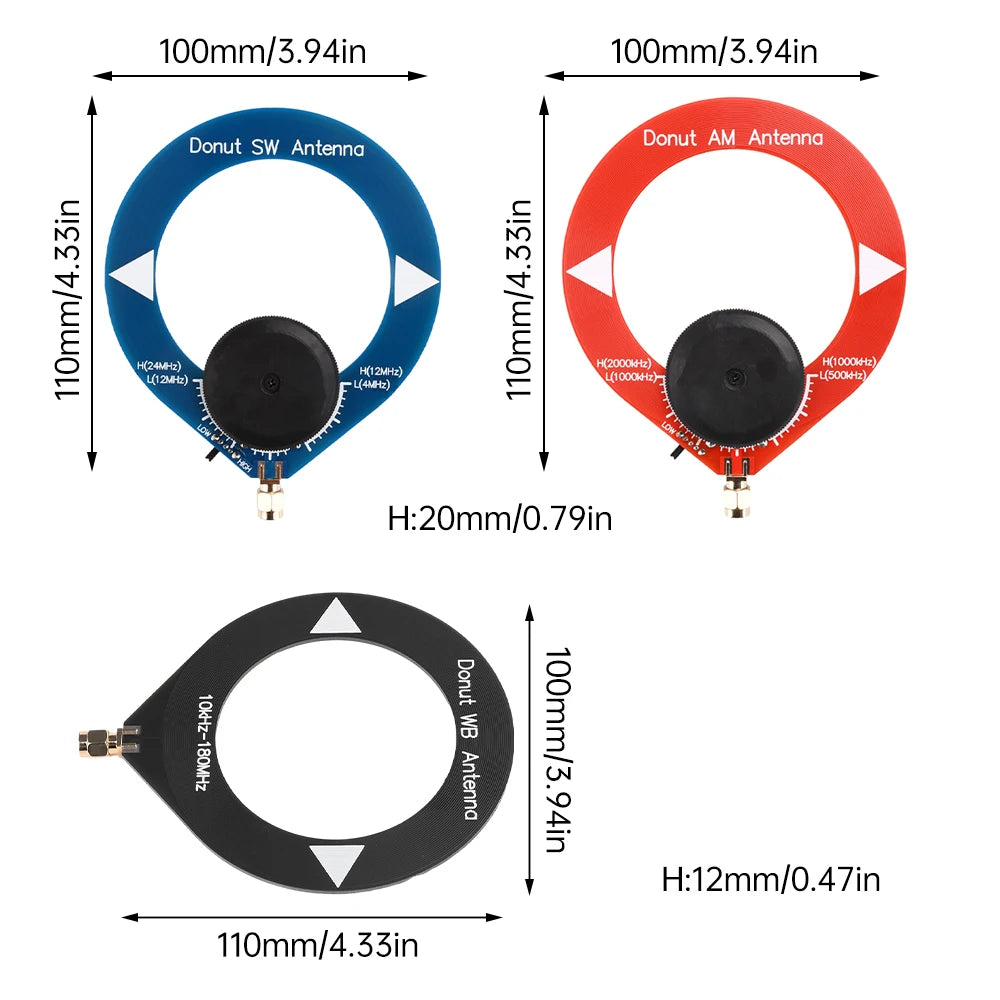Diymore Loop Antenna Module – Broadband SW & AM Medium Wave Loop Antenna Module P3