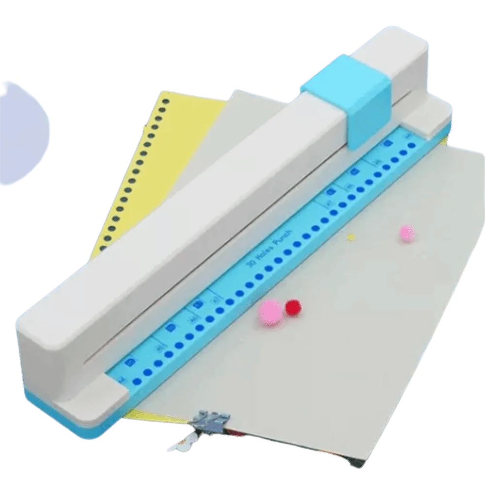 30-Hole Manual Paper Punch Machine – Lightweight Office Puncher Manual Hole Punch P3