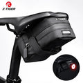 X-TIGER Waterproof Bike Saddle Bag | 0.7L Bicycle Tail Bag Bicycle Saddle Bag P3 Black