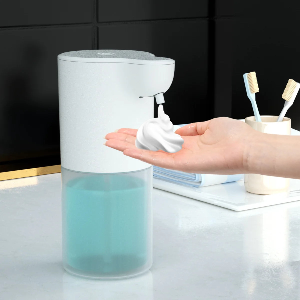 Touchless Foam Soap Dispenser – USB Rechargeable Infrared Sensor Automatic Soap Dispenser P3