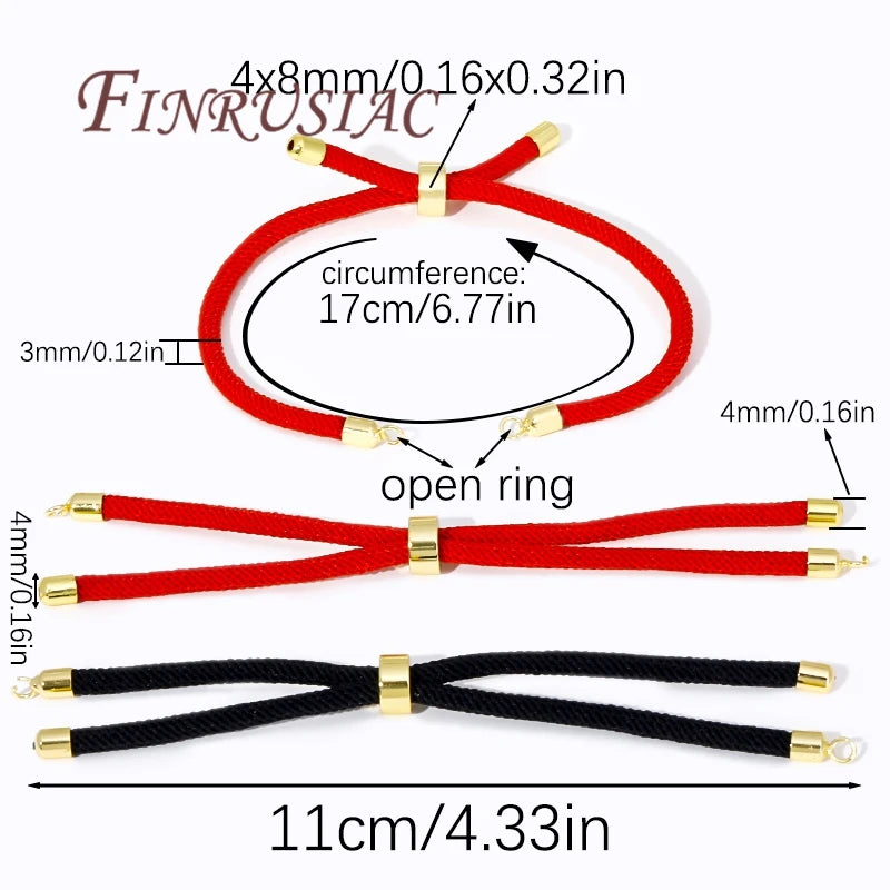 18K Gold Plated Adjustable Milan Rope DIY Bracelet Chain DIY Bracelet Chain P3