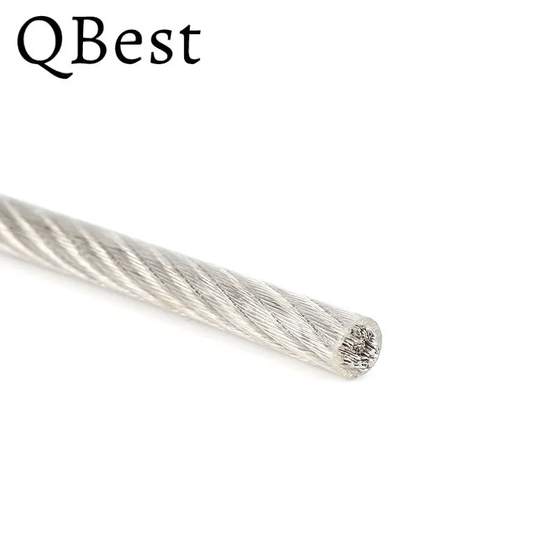 50M PVC Coated 304 Stainless Steel Wire Rope – 7x7 Cable Wire Rope Cable P3